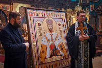 Храм Спаса на водах посетил список чудотворной иконы царя-страстотерпца Николая II