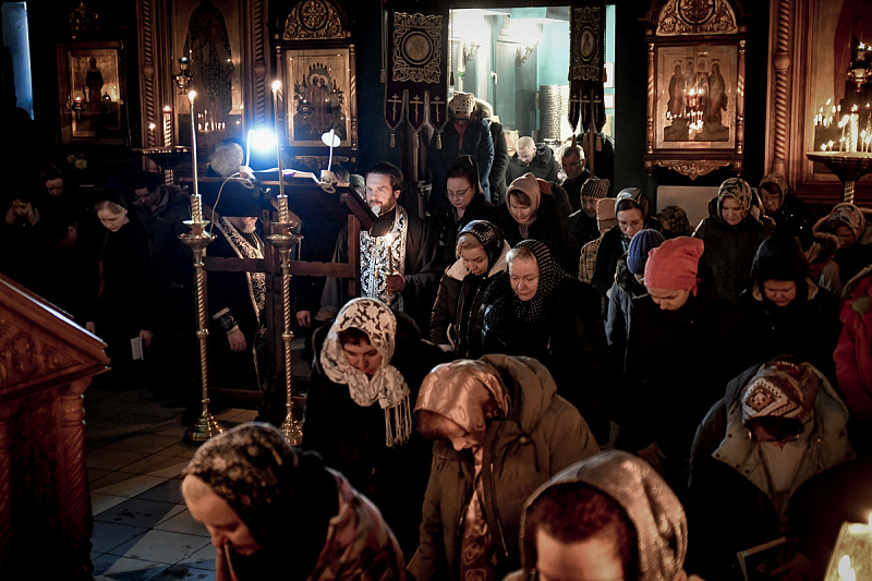 Совершено третье чтение Великого канона преподобного Андрея Критского