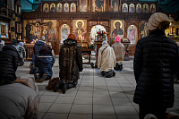 Великим постом совершена первая Литургия Преждеосвященных Даров