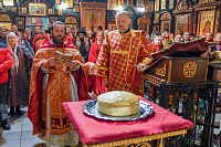 ХРИСТОС ВОСКРЕСЕ! В храме Спаса на водах совершено ночное торжественное богослужение