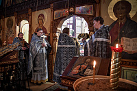 Великим постом совершена первая Литургия Преждеосвященных Даров