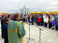 У храма Спаса на водах состоялись торжества в честь покровителей семьи и брака