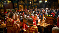 ХРИСТОС ВОСКРЕСЕ! В храме Спаса на водах совершено ночное торжественное богослужение