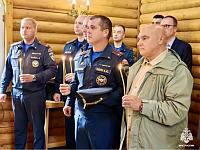 Молебен для огнеборцев