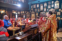 Архиерейское богослужение в четверг Светлой седмицы