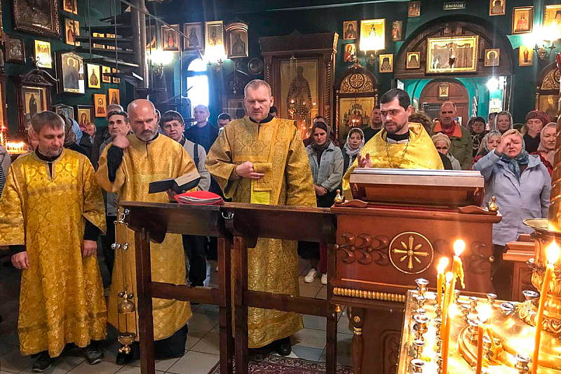 Молебен о сохранении творения Божия и память Кольского святого преподобномученика Моисея (Кожина) 