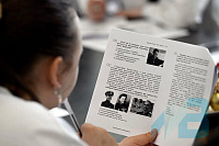 Настоятель храма Спаса на водах протоиерей Андрей Амелин и матушка София Амелина приняли участие в "Диктанте Победы" 