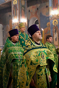 Протоиерей Андрей Амелин принял участие в соборных службах Кольским святым