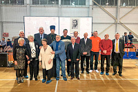 Священник благословил начало юношеского Рождественского турнира по баскетболу памяти Виктора Блохина