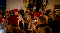 ХРИСТОС ВОСКРЕСЕ! В храме Спаса на водах совершено ночное торжественное богослужение